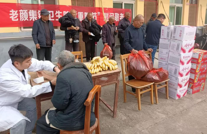 民權縣衛健委重陽節里顯擔當